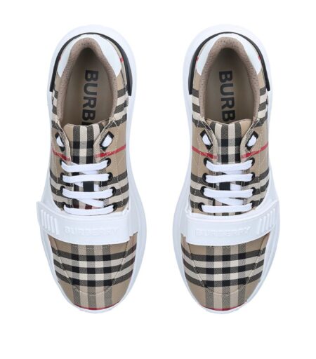 Buy Burberry Check Regis Sneakers With Crypto