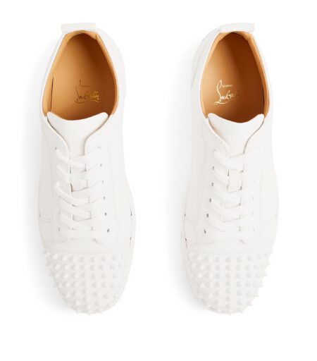 Buy Christian Louboutin Louis Junior Spikes Calfskin Sneakers With Crypto