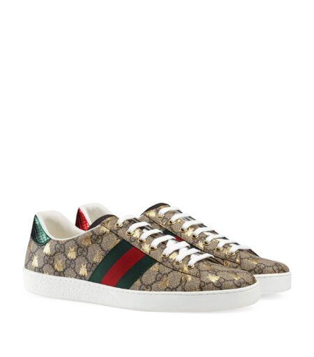 Buy Gucci Ace Double G Supreme Bee Sneakers With Crypto