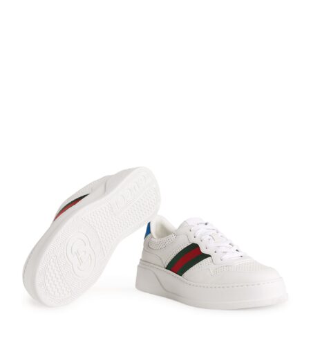 Buy Gucci Leather Web Sneakers With Crypto