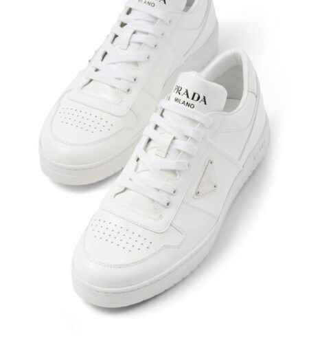 Buy Prada Leather Downtown Sneakers With Crypto