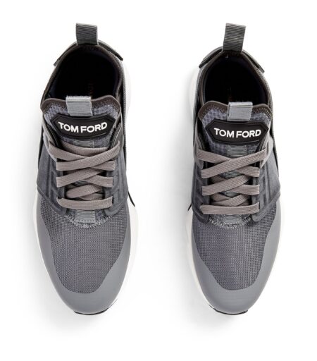 Buy Tom Ford Jago Lace-Up Sneakers With Crypto