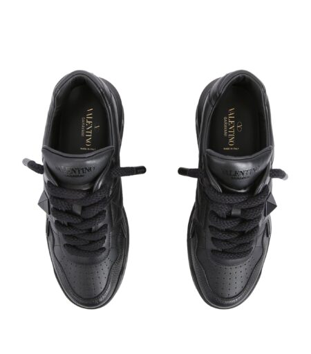 Buy Valentino Garavani Leather One Stud Sneakers With Crypto