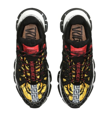 Buy Versace Leather Trigreca Sneakers With Crypto